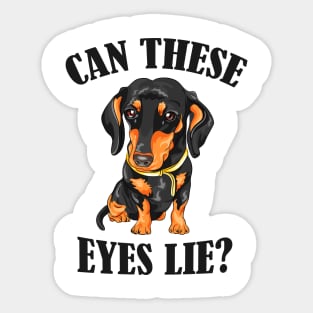 Cute Dachshund Funny Dog Sticker